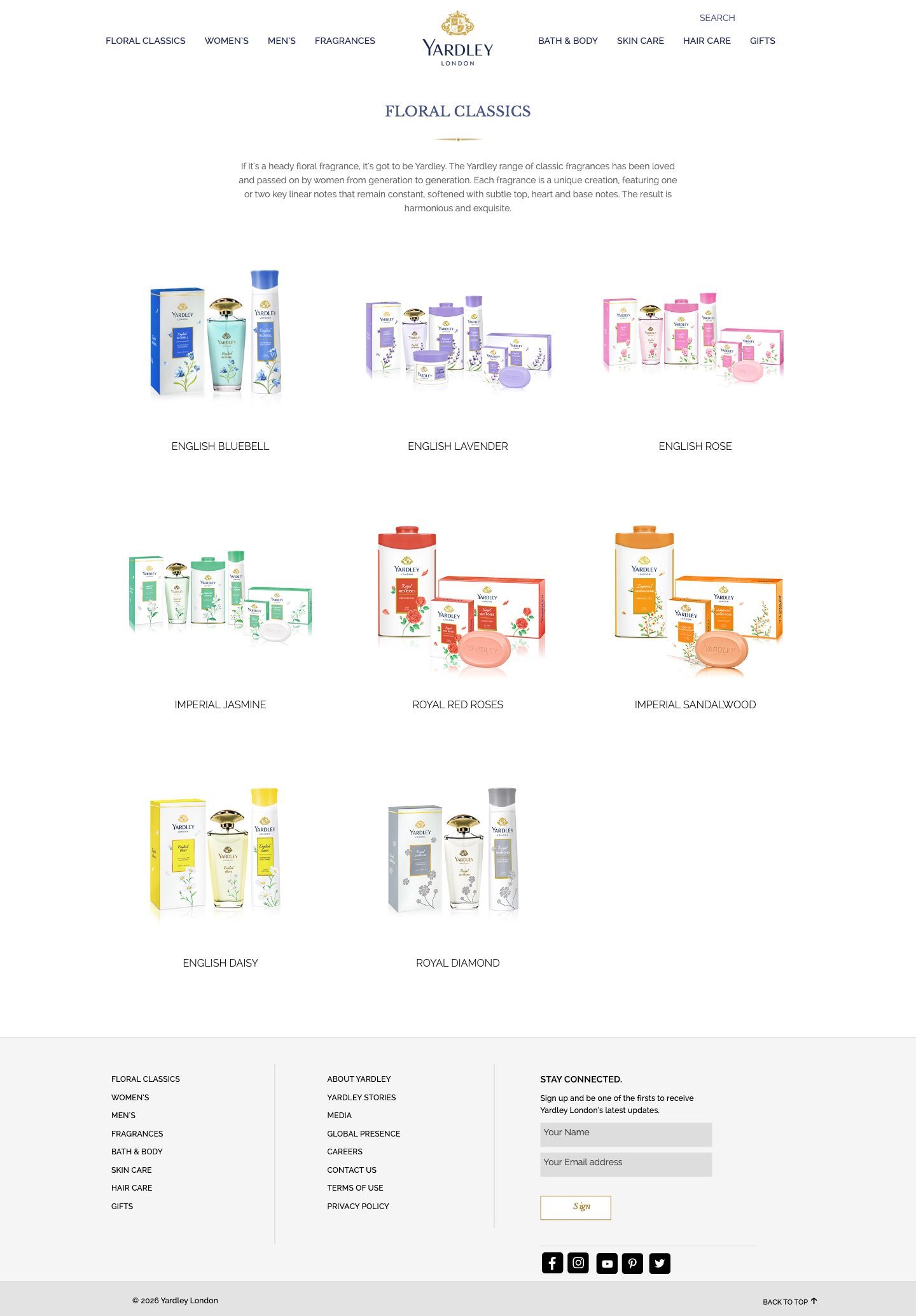 Floral Classics category grid
